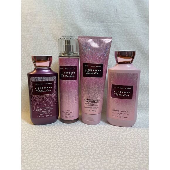 Bath and Body Works A THOUSAND WISHES 4PC Set - Picture 6 of 6